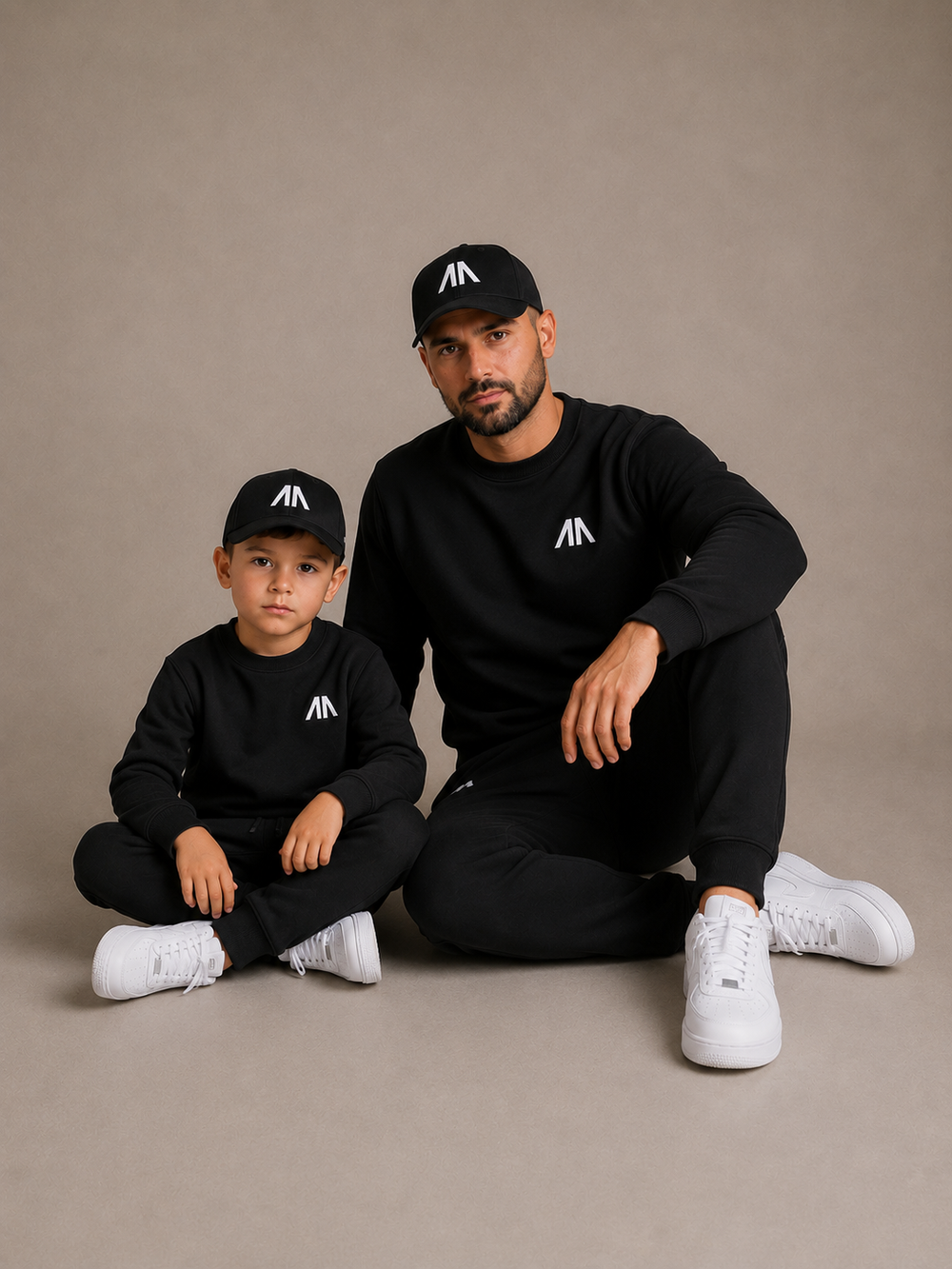 Kinder Tracksuit – Schwarz