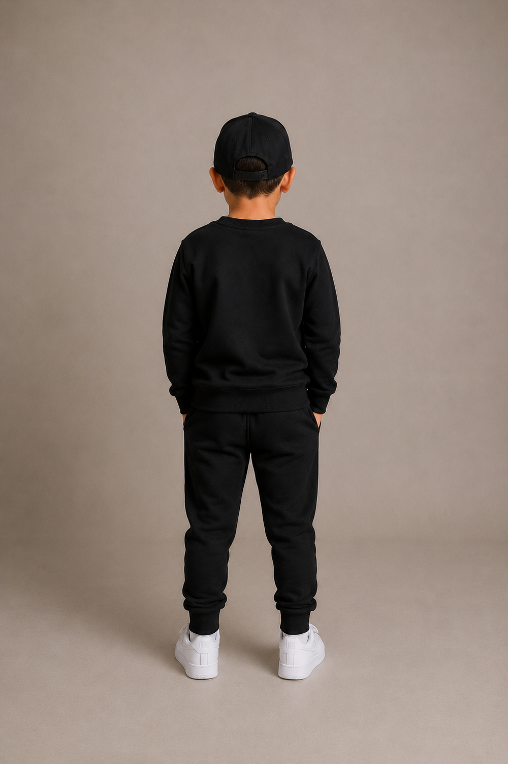 Kinder Tracksuit – Schwarz