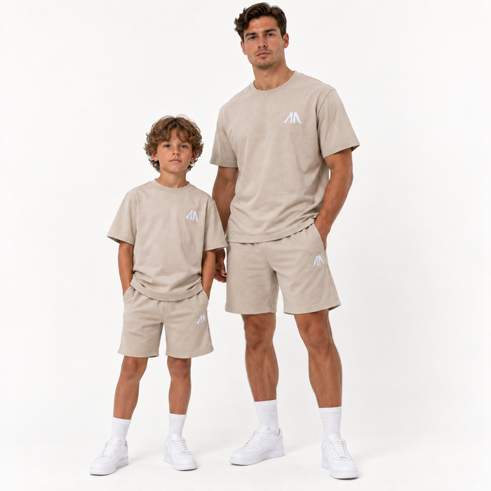 Vater + Sohn Essential Lounge Set – Sand/Beige (2 Sets)