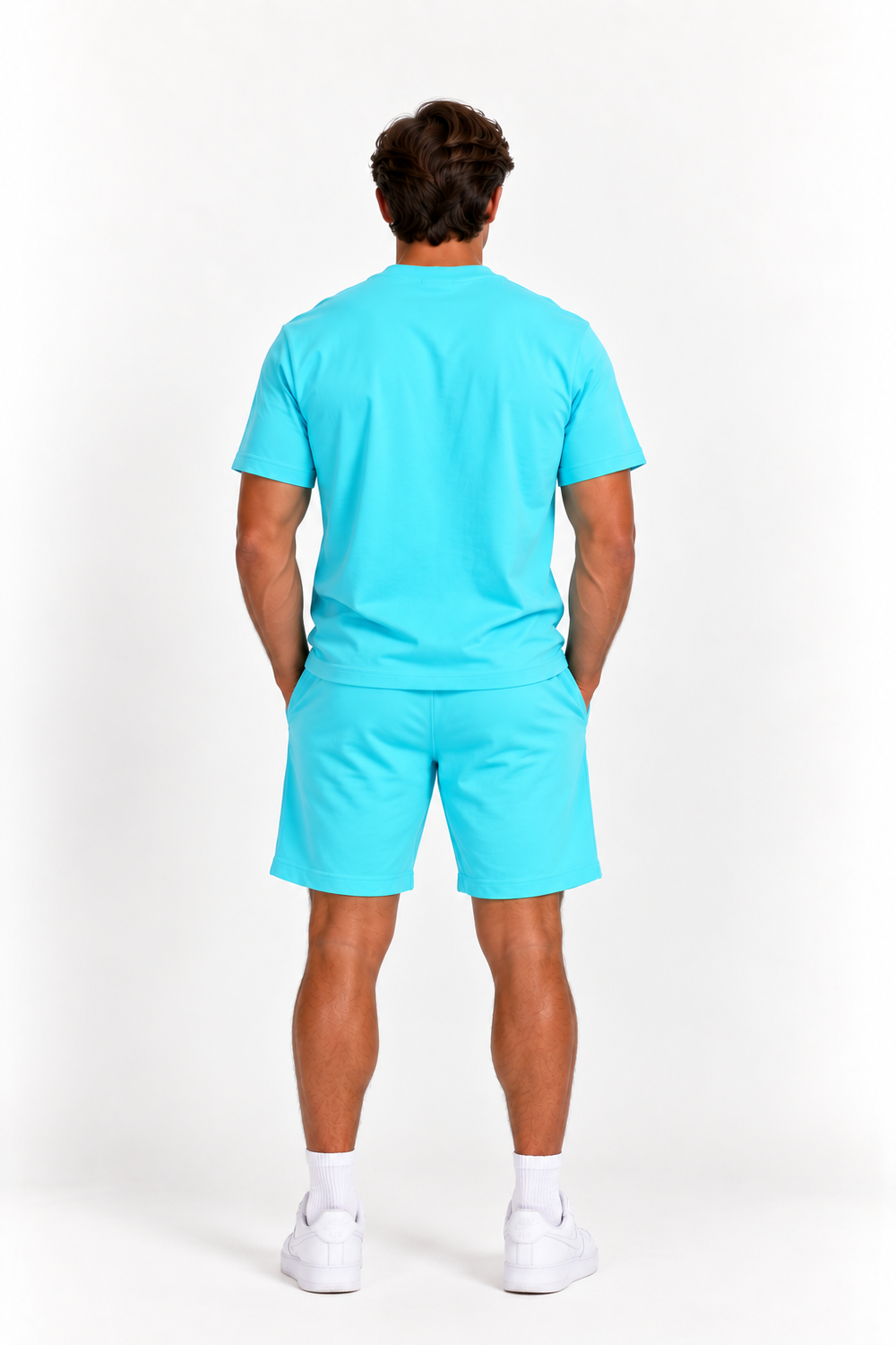 Herren Essential Lounge Set – Hellblau