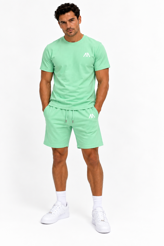 Herren Essential Lounge Set – Mintgrün