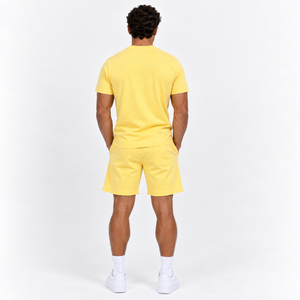 Herren Essential Lounge Set – Hellgelb