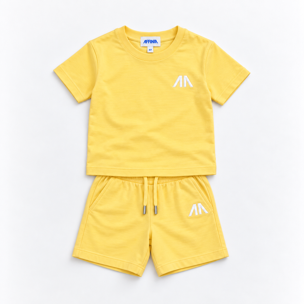 Kinder Essential Lounge Set – Hellgelb