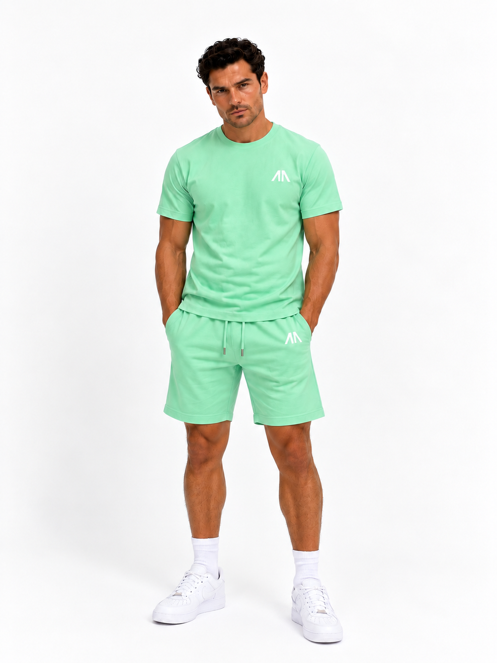 Vater + Sohn Essential Lounge Set – Mintgrün (2 Sets)