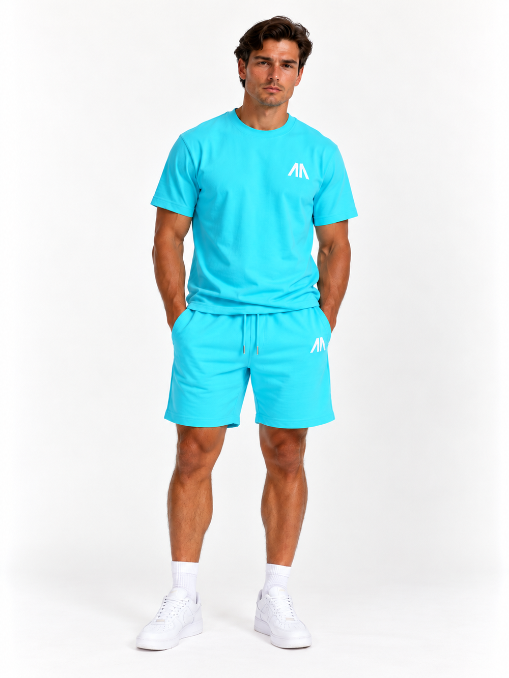 Vater + Sohn Essential Lounge Set – Hellblau (2 Sets)