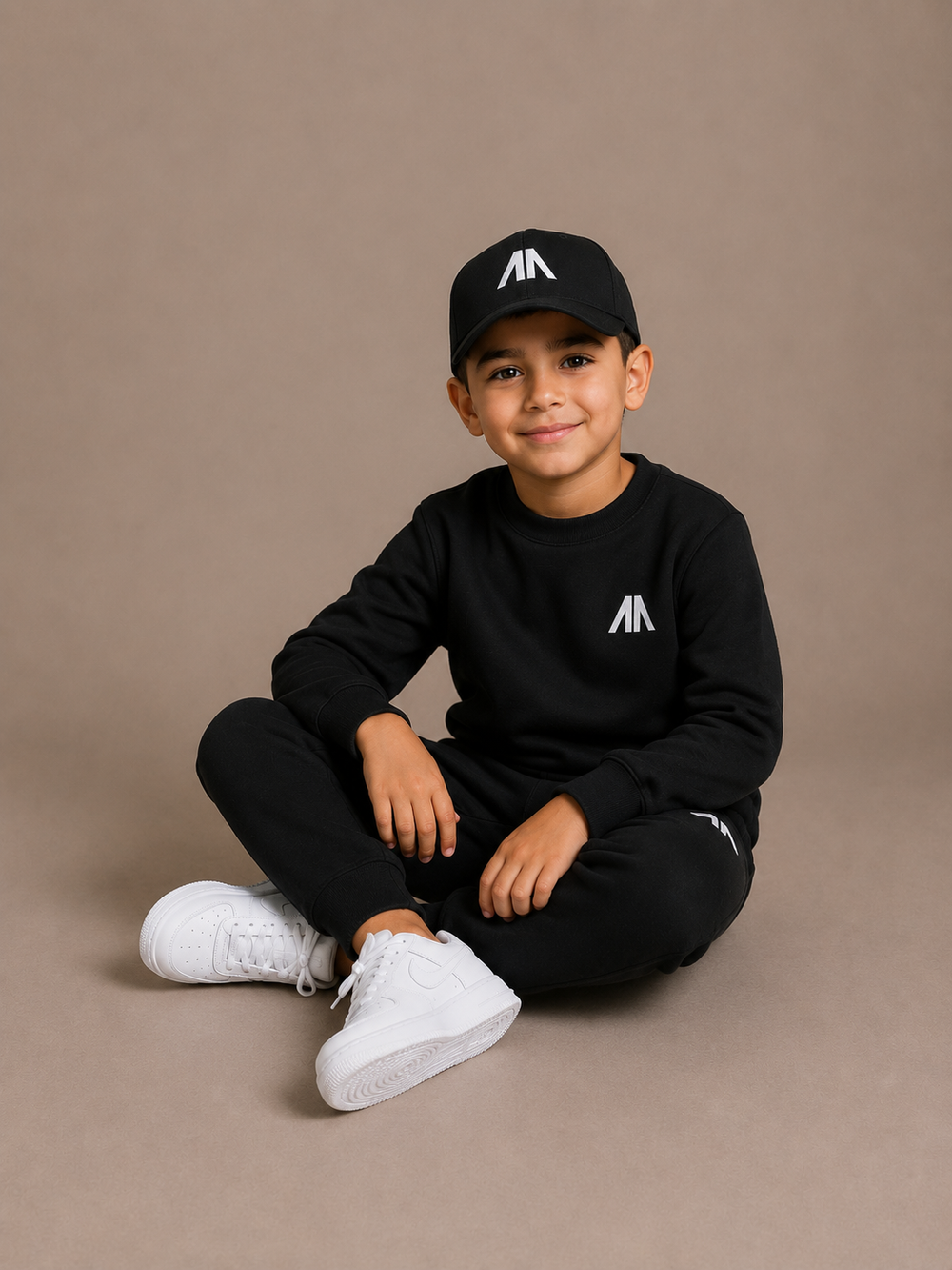 Kinder Tracksuit – Schwarz